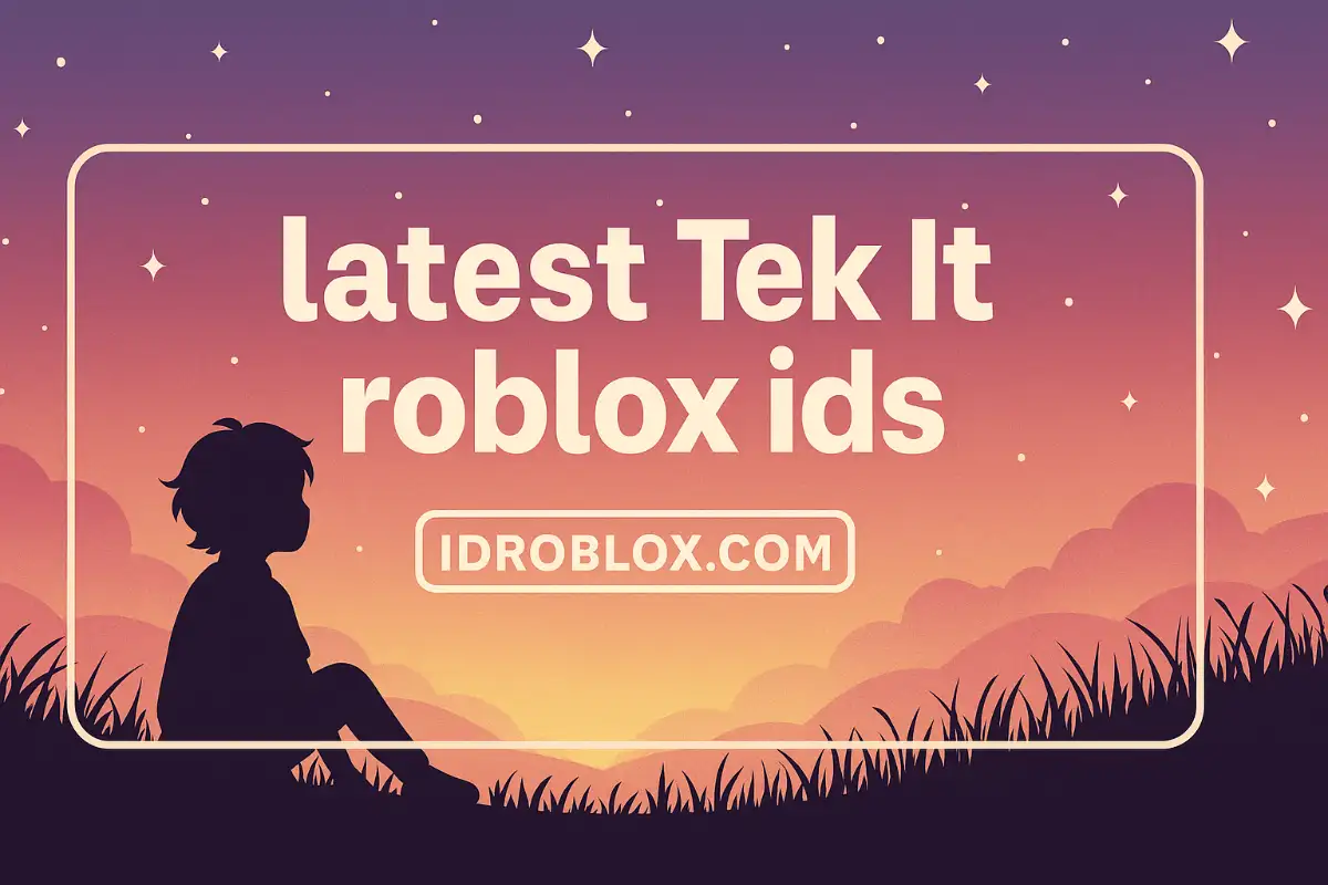 Tek It Roblox ID