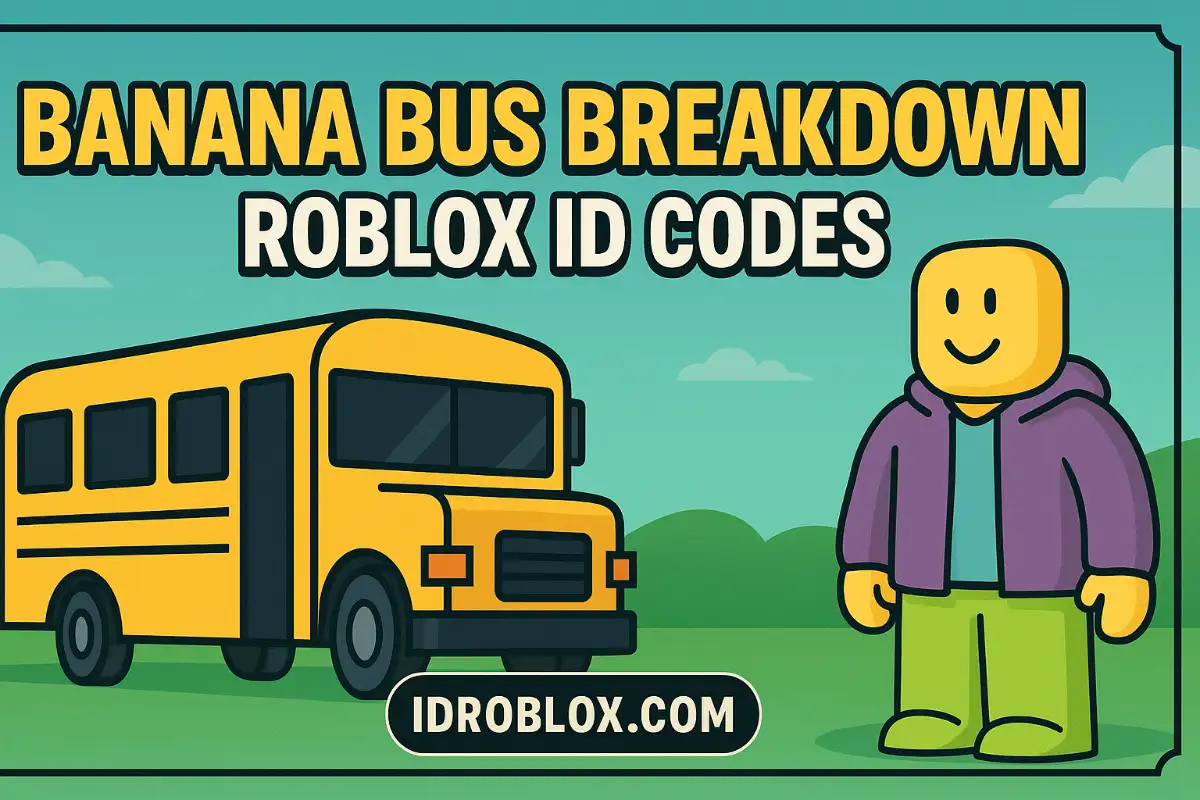 Banana Bus breakdown Roblox ID